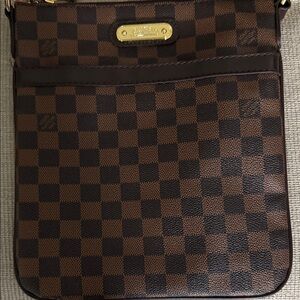 Louis Vuitton Brown Checkered Crossbody Bag
